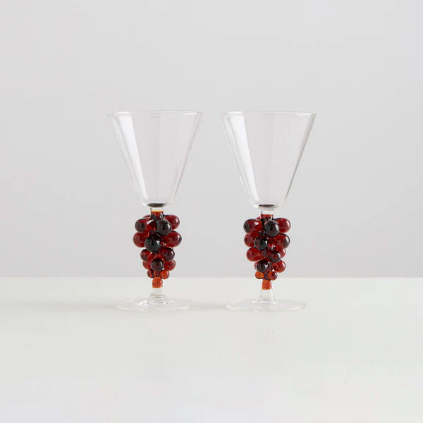 Bordeaux Wine Glasses, s/2