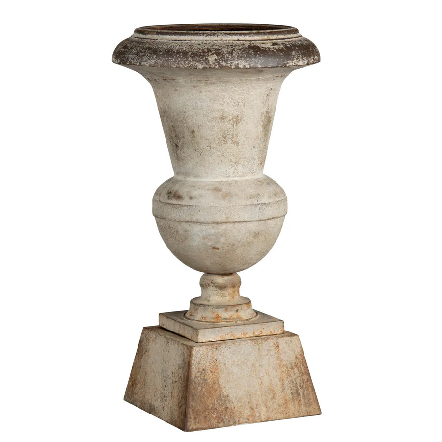 Aged Pedestal Urn