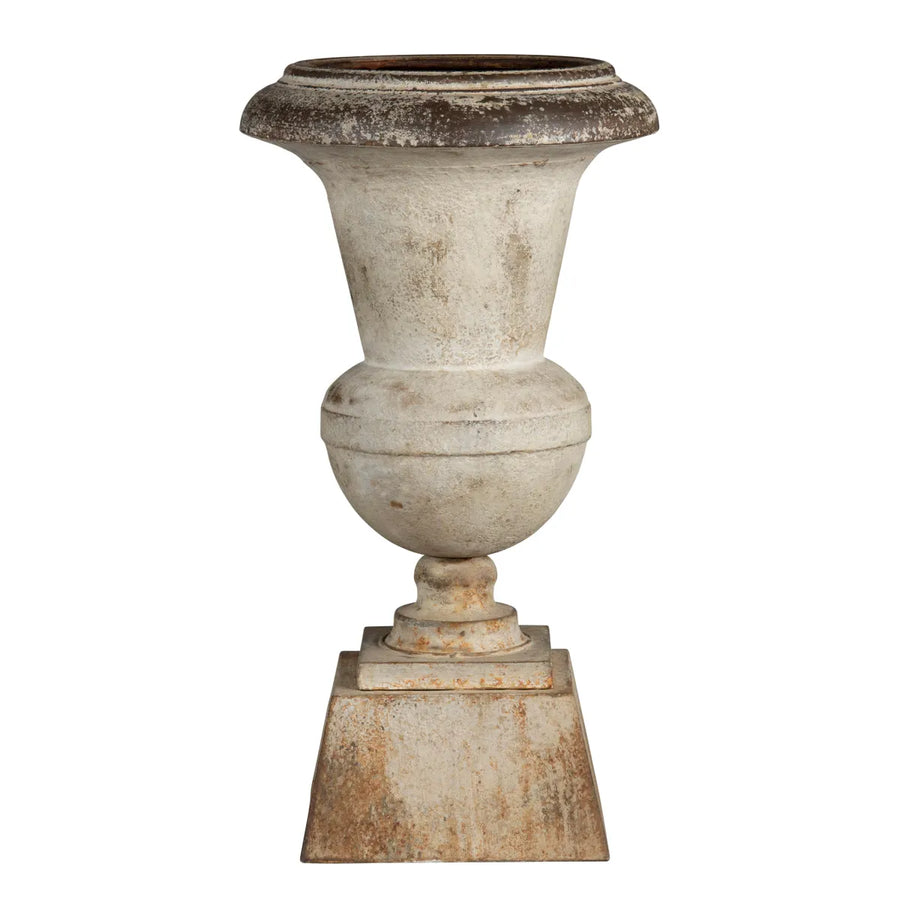 Aged Pedestal Urn