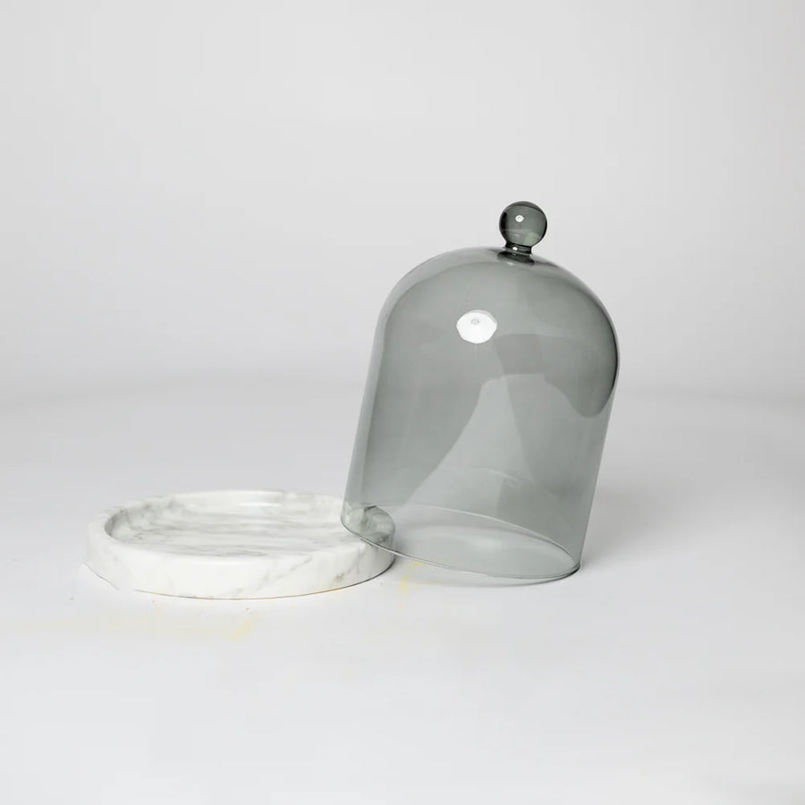 Marble Cloche and Stone Set, Storm