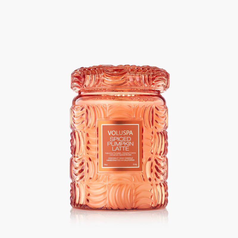 Voluspa Spiced Pumpkin Latte Candle, 18 oz