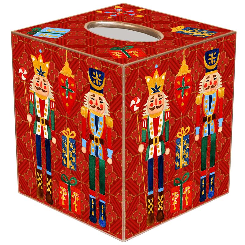 Red Nutcrackers Tissue Box Cover