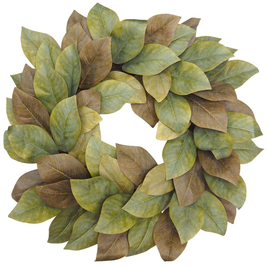 Crafted Magnolia Wreath