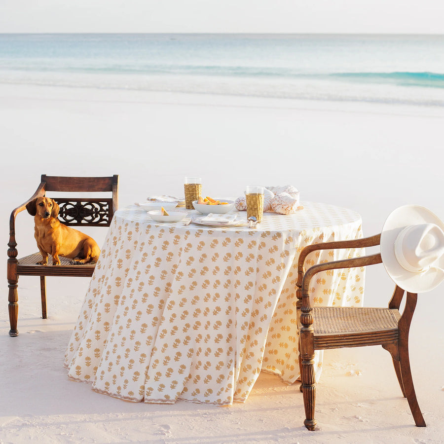 Winter Flower Sand Tablecloth, 55x55
