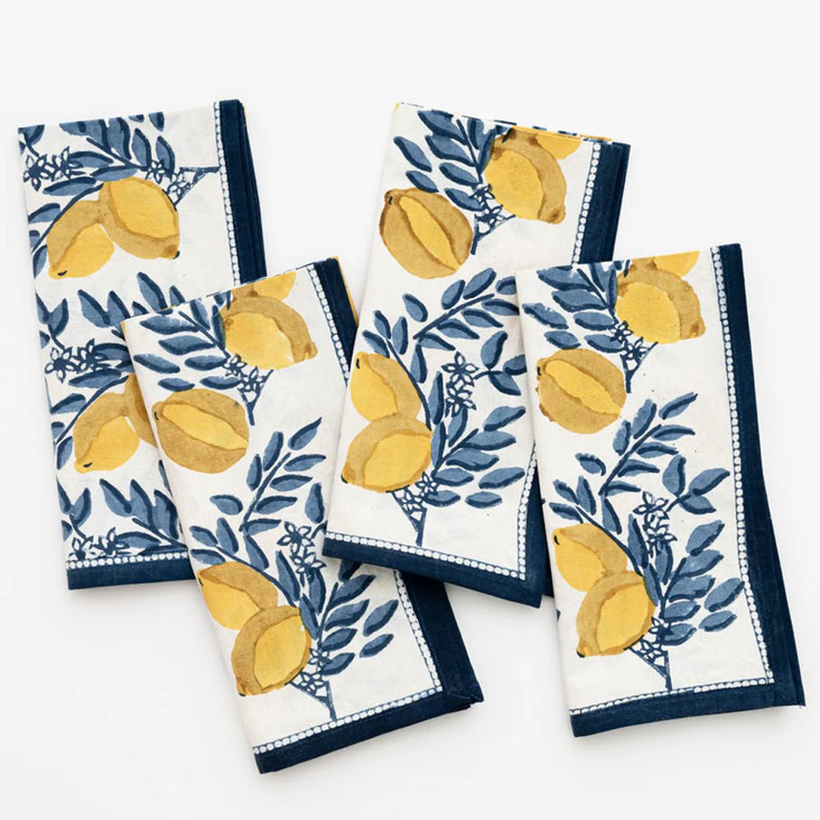Lemon Vine Napkins, s/4
