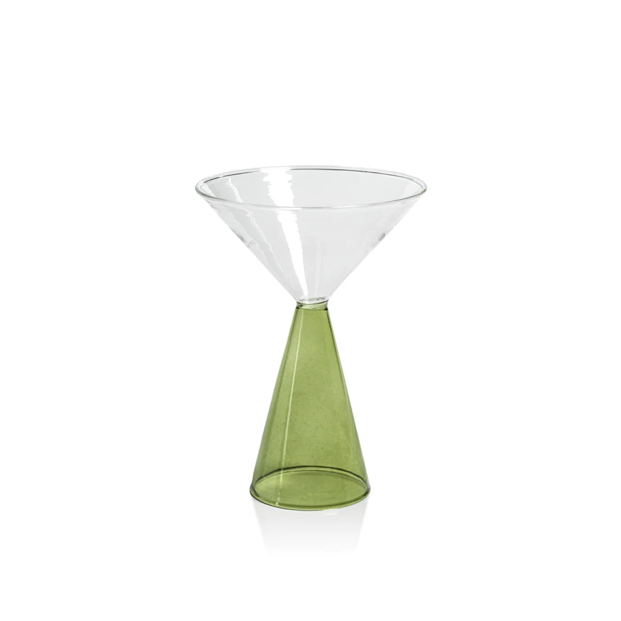 Veneto Martini Glass, Green - s/4