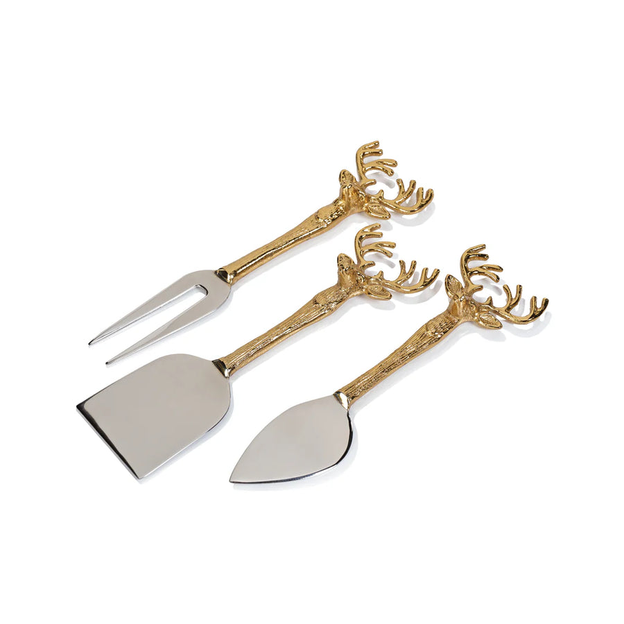 Stag Head Serving Set, s/3