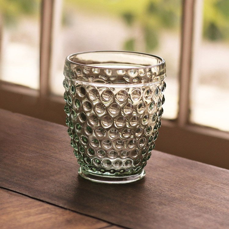 Glass Hobnail Old Fashioned Glass - s/4