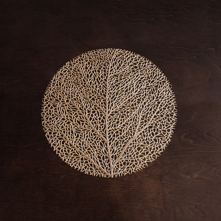 Vida Coral Round Placemats - s/4