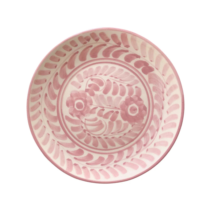 Bea Blush Ceramic Floral Plate