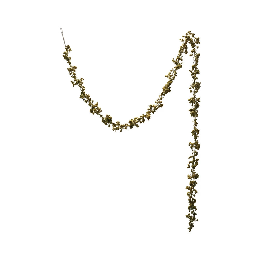 Flocked Foam Ball Garland