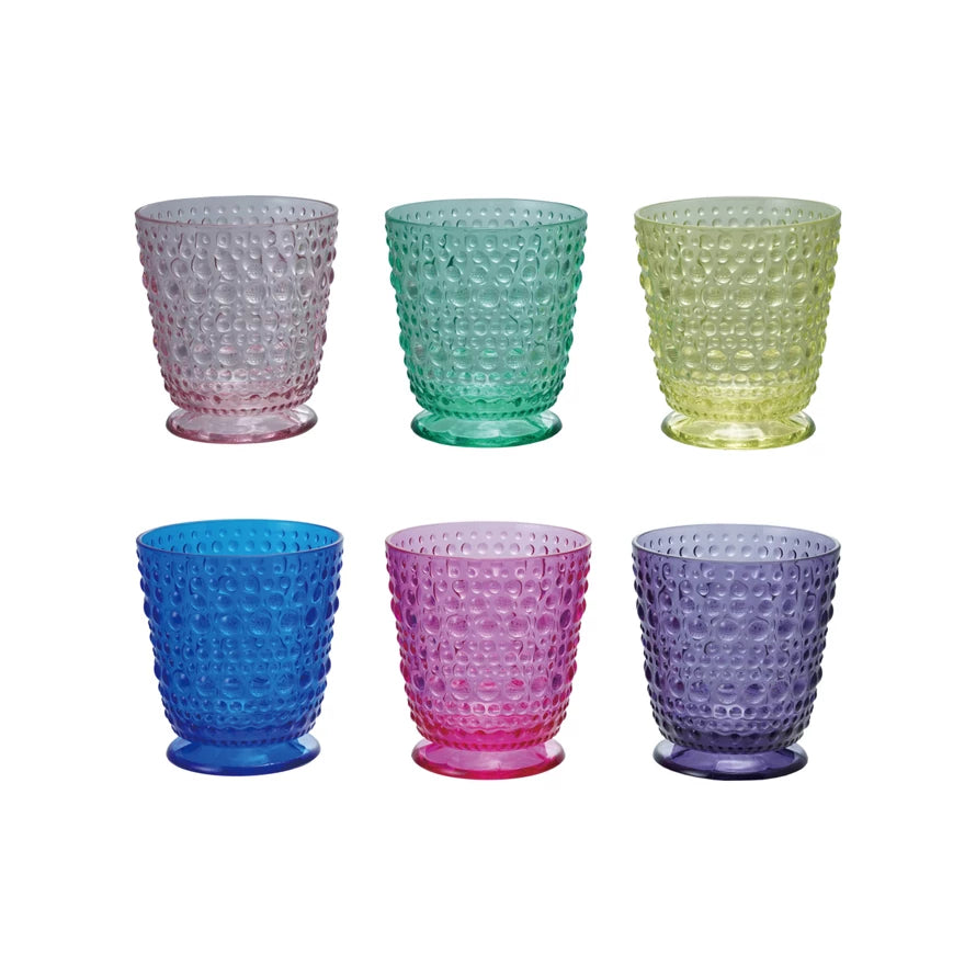 Acrylic All Purpose Drinking Glasses, s/6