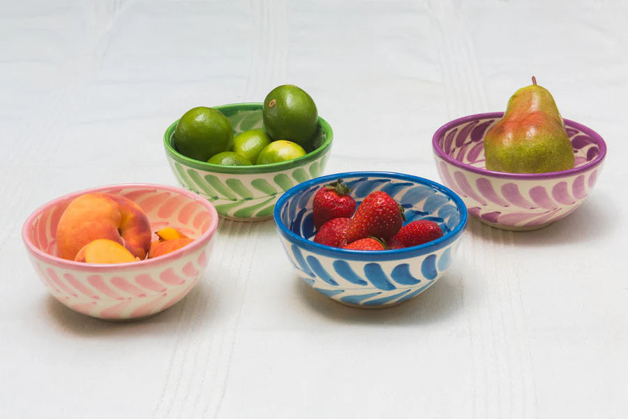 Ceramic Floral Cereal Bowls