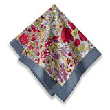 Jardin Napkins, Red & Grey, s/4