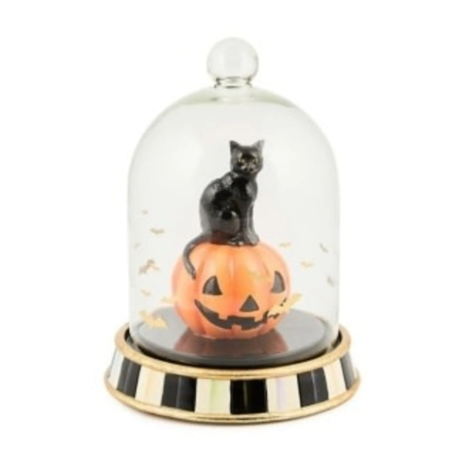 MacKenzie-Childs Halloween Black Cat Cloche