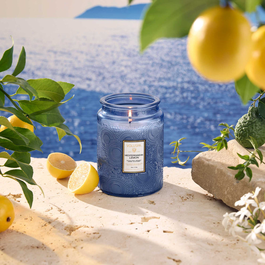 Voluspa Mediterranean Lemon Candle, 9 oz