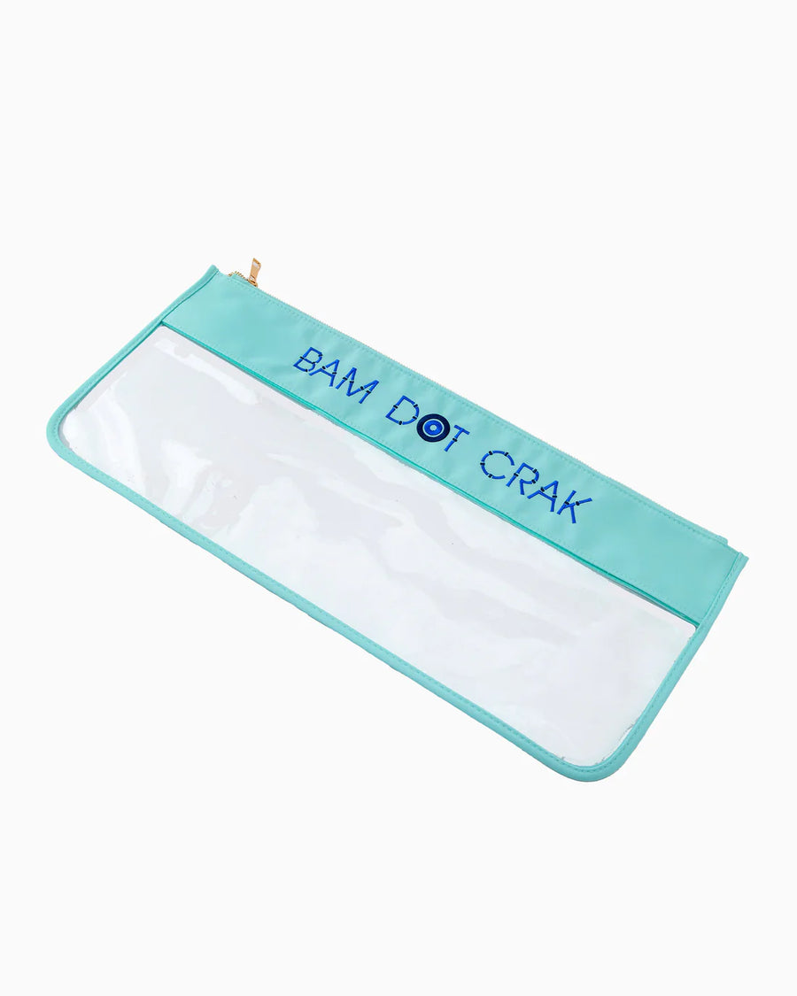 Mint Dot Crak Bam Mahjong Bag