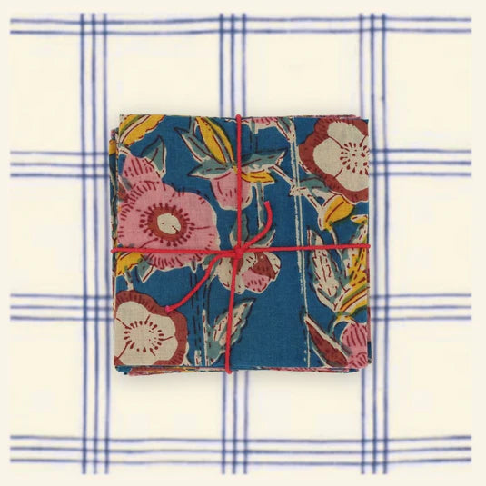 Begonnia Petrole Dinner Cloth Napkin - s/4