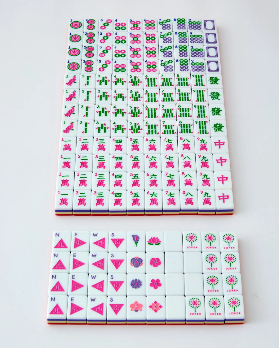 Spring Mahjong Tiles