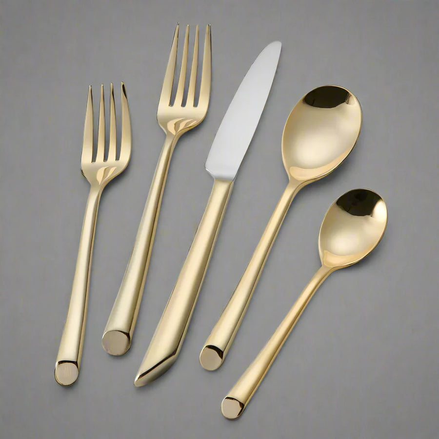 Towle Gold Wave 20 Piece Flatware Set, Service for 4