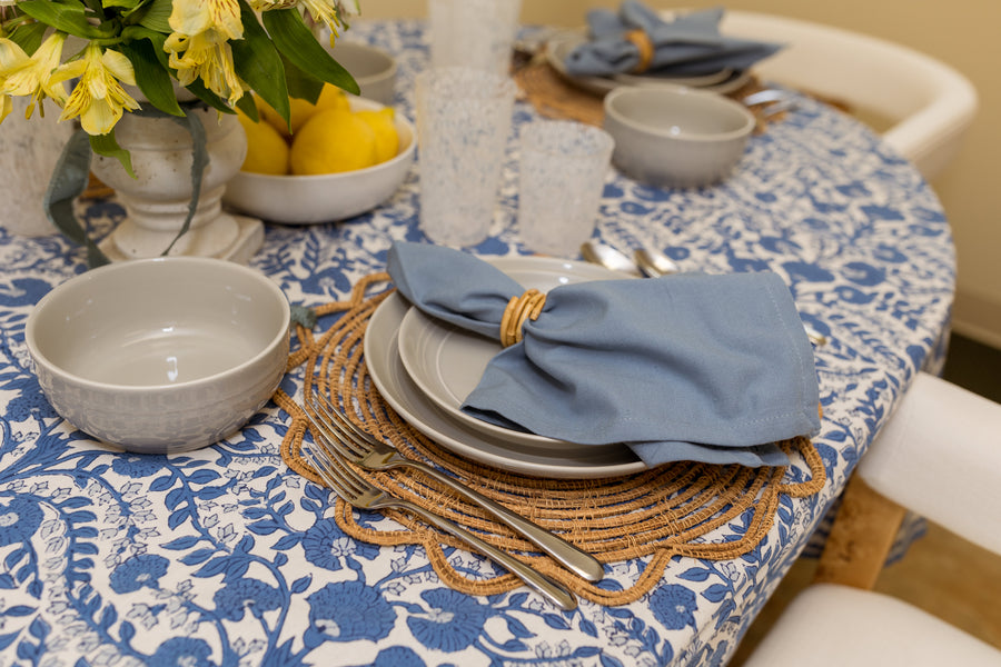 Cactus Flower Tablecloth